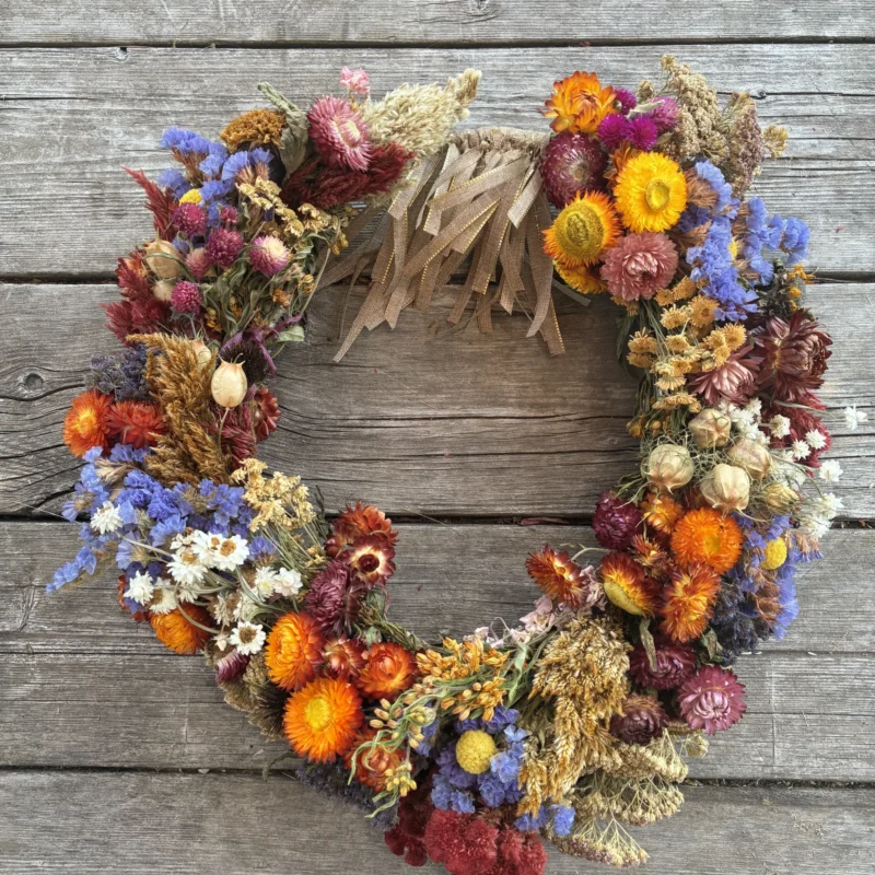 Handmade Flower Wreath
