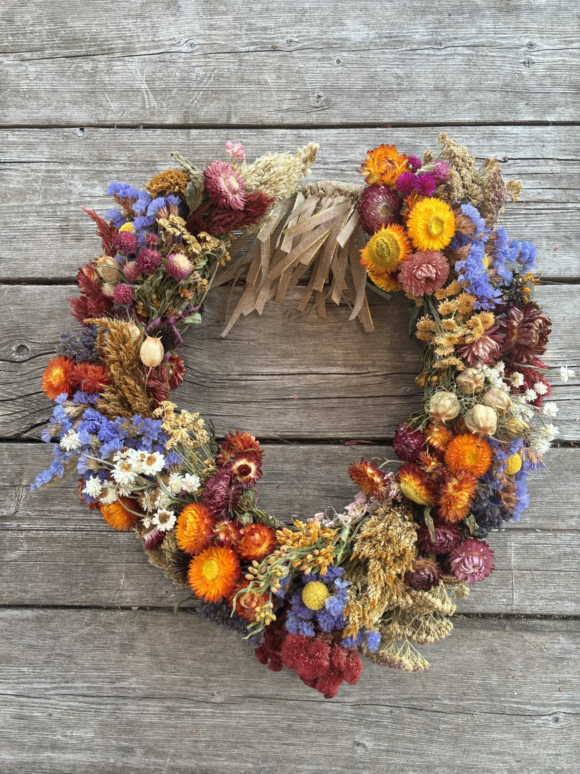 Handmade Flower Wreath