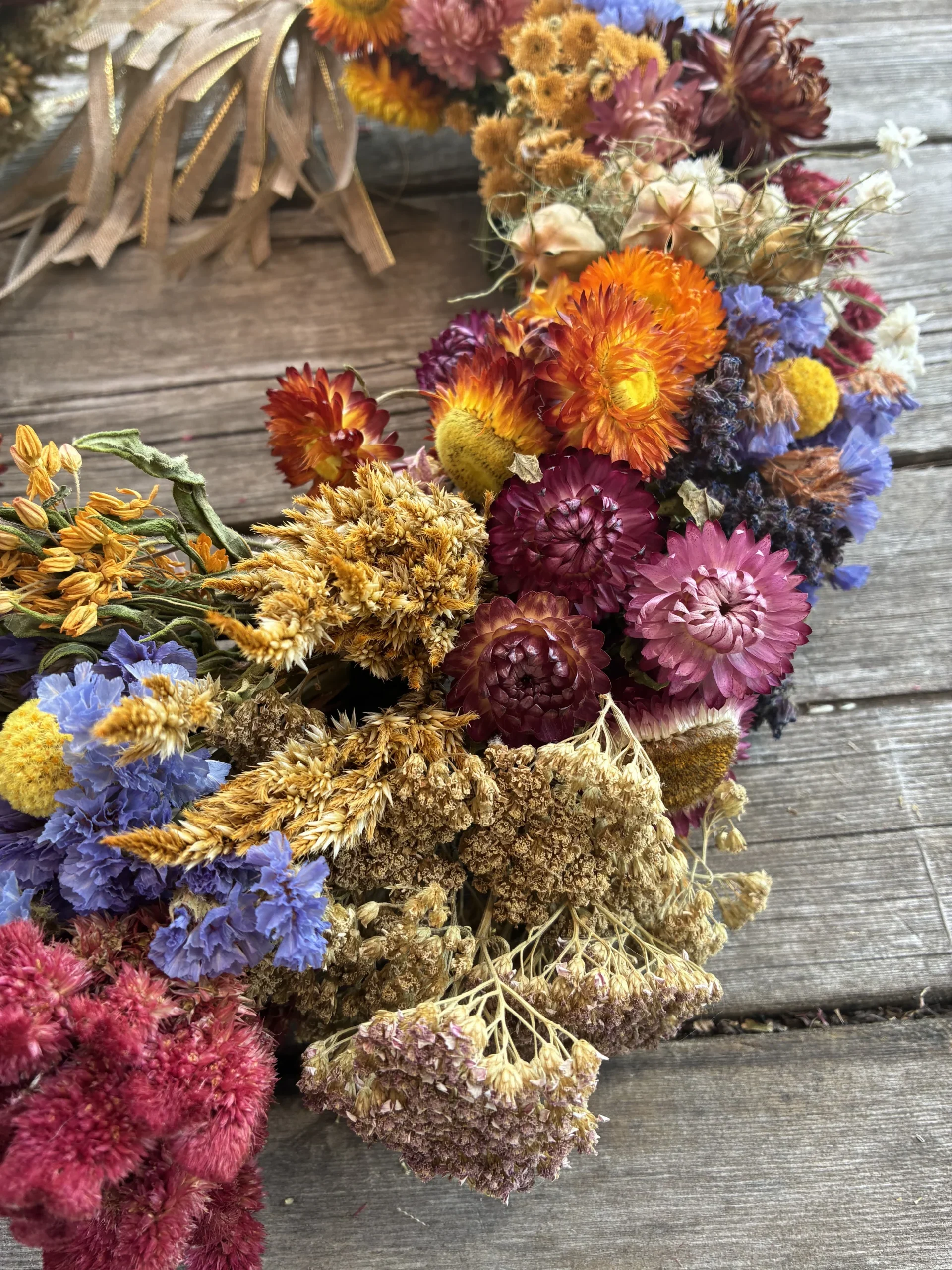 Handmade Flower Wreath - Image 3