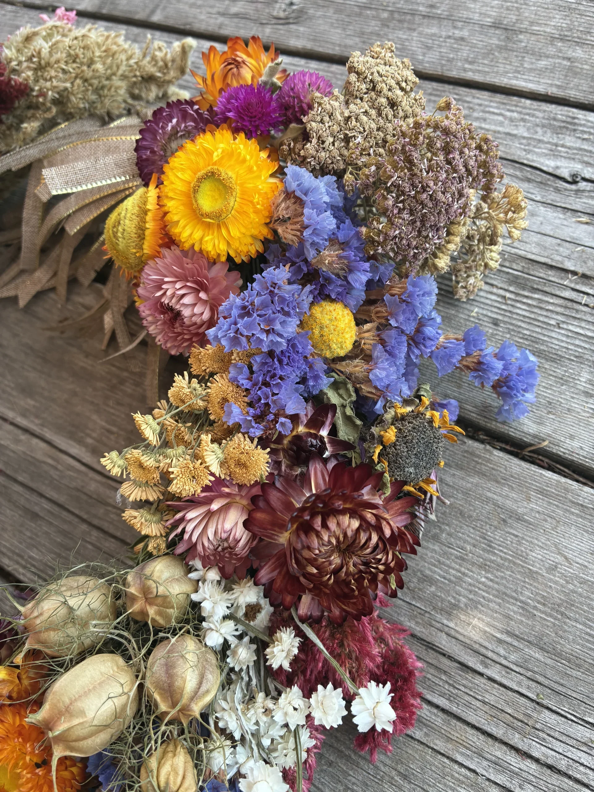 Handmade Flower Wreath - Image 4